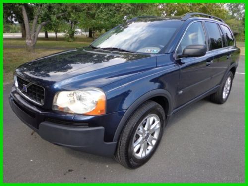 2004 volvo xc90 t6 awd clean carfax auto leather sunroof no reserve auction