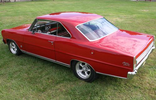 1966 chevrolet nova ss (super sport) real red/red with the real "118" ss vin