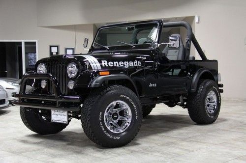 1983 jeep wrangler cj7 4x4 incredible! full restoration! over $23k in parts! wow