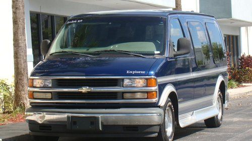 2000 chevrolet express low top conversion van by explorer one owner no reserve