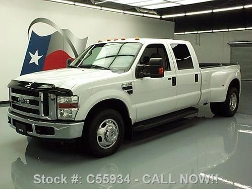 2008 ford f350 crew 6.8l v10 dually 6-pass bedliner 61k texas direct auto
