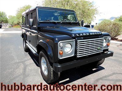 2008 land rover defender 110 us title odometer in km actual miles 50,336 wow!!