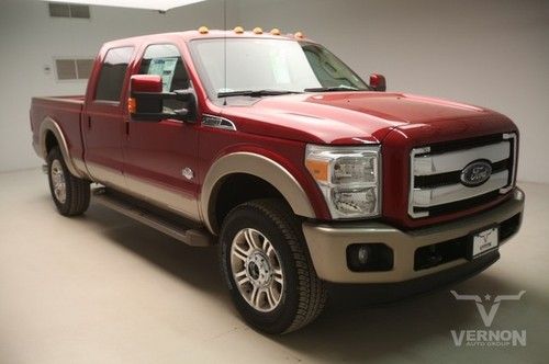 2014 king ranch crew 4x4 navigation leather heated 20s aluminum v8 diesel