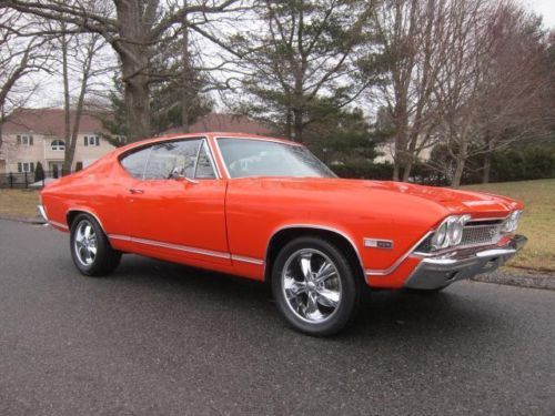 1968 chevelle  350/375 hp 4 spd frame off no reserve