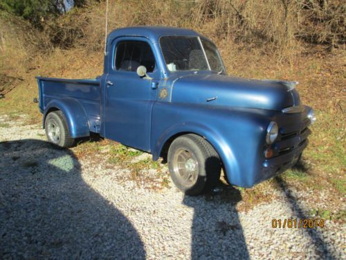 1950 dodge pickup sitting on 1981 or newer full size chevrolet pickup chassis
