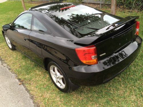2000 black toyota celica gts great buy one owner and clean carfax and autocheck