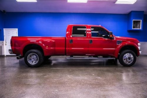 08 ford f450 lariat dually powerstroke diesel leather nerf bars tow package