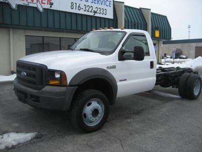 2005 ford f-550 4 wheel drive cab &amp; chassis - diesel