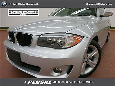 128i 1 series low miles 2 dr coupe automatic gasoline 3.0l straight 6 cyl titani