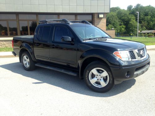 One owner-free shipping-2007 nissan frontier le crew cab pickup 4-door loaded