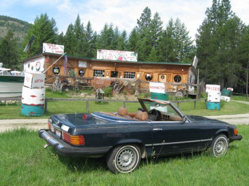 Mercedes 450 sl 1974 converibile with hard top 2 door wire wheels w/ extra parts