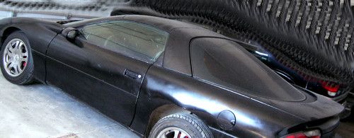1996 chevrolet camaro black 3.8l automatic cd stereo chrome rims