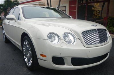 Florida 1-owner, rare ghost white color $7890 bentley option, 19" chrome wheels