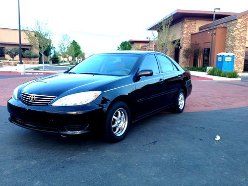 2005 toyota camry le 4cylinder clean title leather seats gas saver
