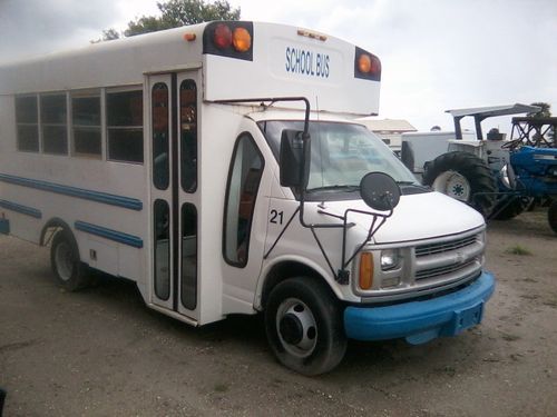 1998 chevrolet express 3500 "shuttle bus"      ** 42,027 original miles**