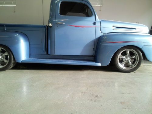 1950 ford pickup truck  leather