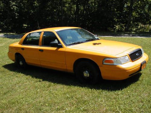 2008 ford real taxi cab 4.6 liter fleet yellow crown victoria rat hot rod