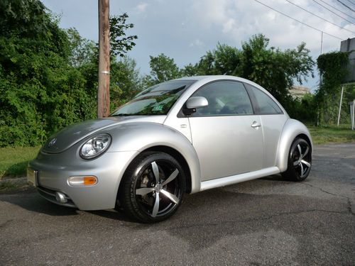 ***2000 vw new beetle - 18" alloy wheels, led headlights, clear title, manual***