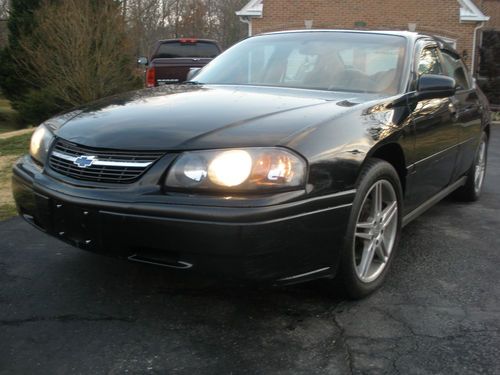 2003 impala black not ss must see! rims custom