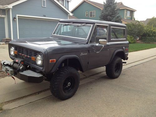 1976 ford bronco with efi engine and no rust