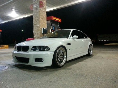 2002 bmw m3 base coupe 2-door 3.2l bad as# m-power