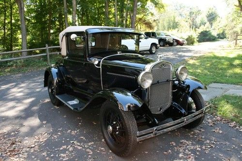 Vintage 1931 model a  ford sport coupe 197 miles body off restoration