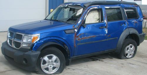 2007 dodge nitro parts salvage repairable wrecked no title bill of sale only