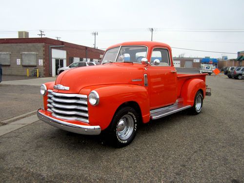 1948 chevy 5 window 3100 shortbed pickup truck. frame off restoration! must see!