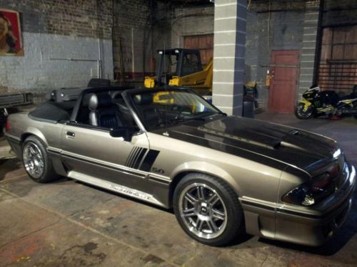 1988 ford mustang gt convertible built 306 saleen package
