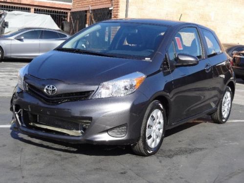 2014 toyota yaris damaged repairable salvage runs! only 1k miles! export welcome
