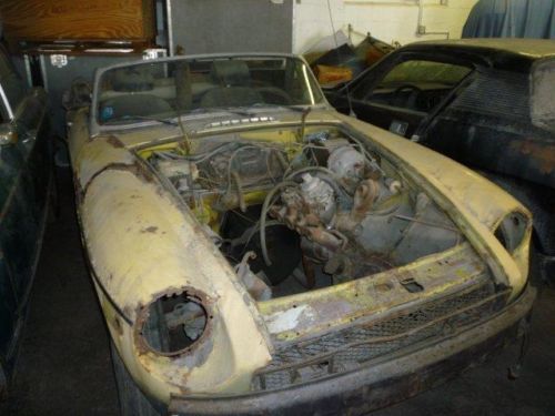 1975 mgb convertible barn find for restoration