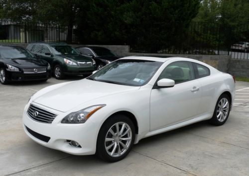 2012 infiniti g37 x coupe 2-door 3.7l awd back view camera home link wheels