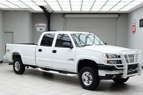 2006 chevy 2500hd diesel 4x4 long bed crew cab lt3 heated leather bose texas