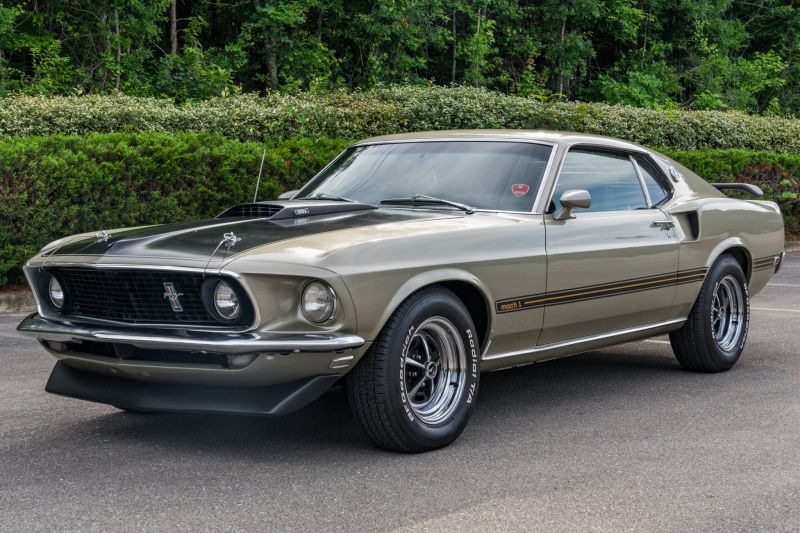 1969 ford mustang mach 1 3-speed