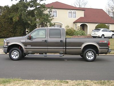 2005 ford f250 lariat fx4 off road 4x4 turbo diesel 1 own non smoker no reserve!