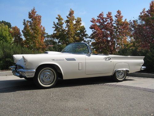 1957 t-bird complete body-off restoration.  perfect paint and chrome