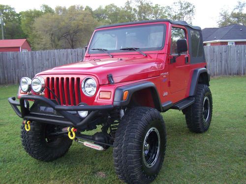 97 jeep wrangler with 6 inch lift on 37x17