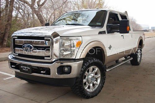 2011 ford f250 lariat diesel 4x4 1 owner navigation leather heated seats