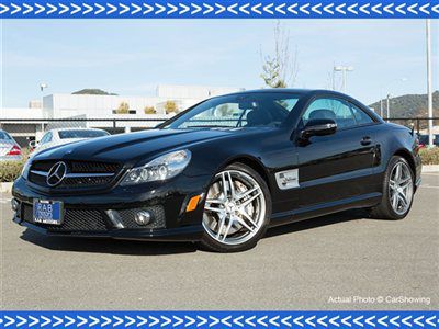2009 sl63 amg: certified pre-owned, panorama, 030 amg performance package, 6k mi