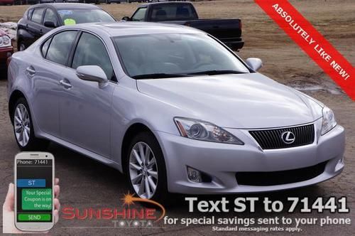 2010 lexus is 250 awd, leather, heat/cooled seats, dealer maintained, push start