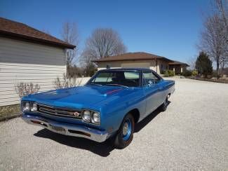 1969 plymouth road runner 383 classic, #s match, documented mileage!