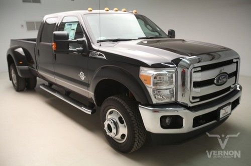2013 drw lariat crew 4x4 fx4 navigation sunroof heated cooled leather diesel