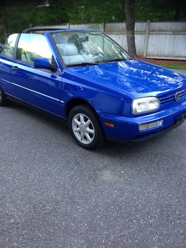 1998 volkswagen cabrio gls rare jazz blue 5 speed convertible mk3