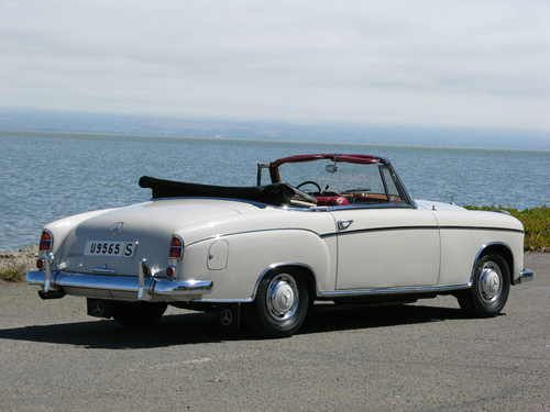1959 mercedes 220se cabriolet - lovely car w/books and tools