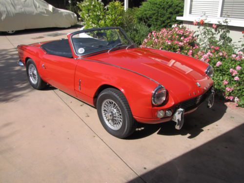 One-of-a-kind 1964 triumph spitfire 4 / mark 1 roadster