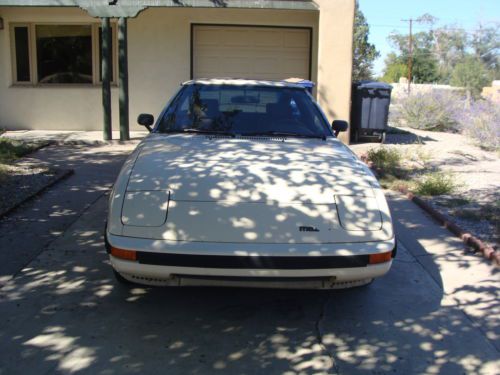 1984 mazda rx-7 gs rp, light beige w/ sunroof, rotary engine, 5-spd mt with ac