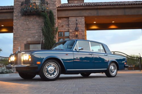 1978 rolls royce silver shadow ii stunning 2 owner beautifully maintained nc/az
