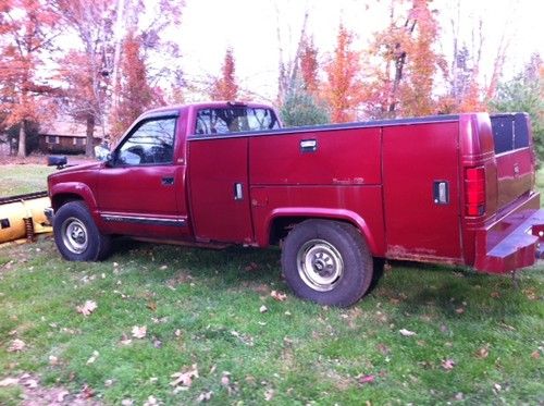 1994 chevy 2500 4x4 fisher snow plow truck