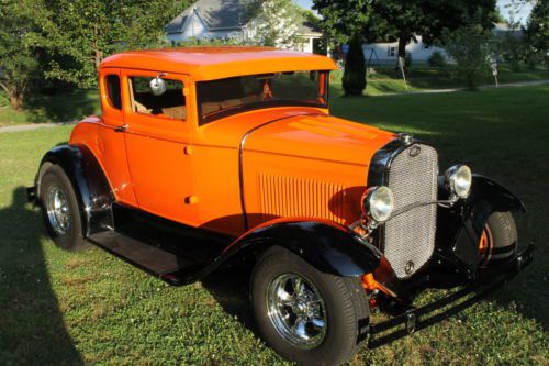 1930 model a ford modified - chopped top all metal - 350 v8 automatic- beautiful