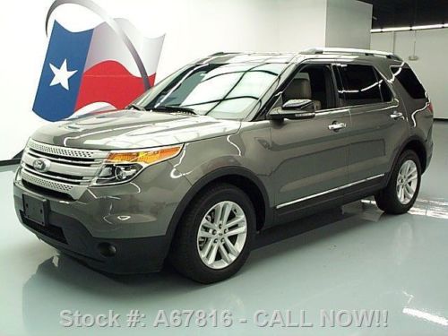 2012 ford explorer v6 htd leather nav rear cam only 33k texas direct auto